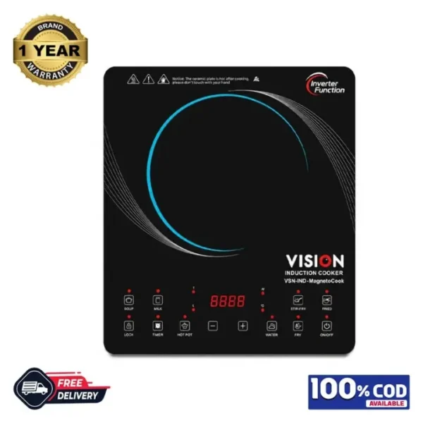 Vision Induction Cooker VSN-MagnetoCook 2000W - 761806 with Free Delivery